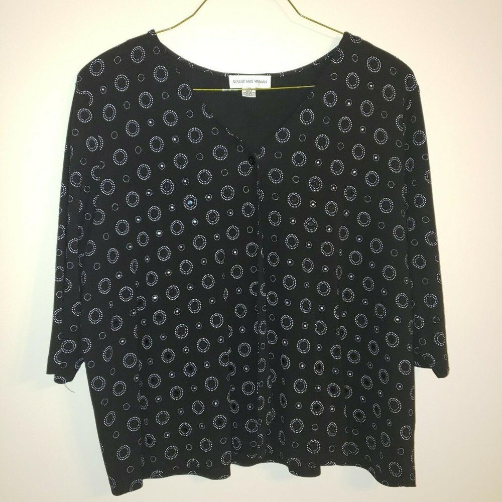 August Max Woman plus size 2X cardigan rhinestone